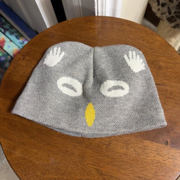 Animal Friends Owl Beanie Patagonia Baby ~ 6-12 Months ~ Gray - Picture 2 of 5